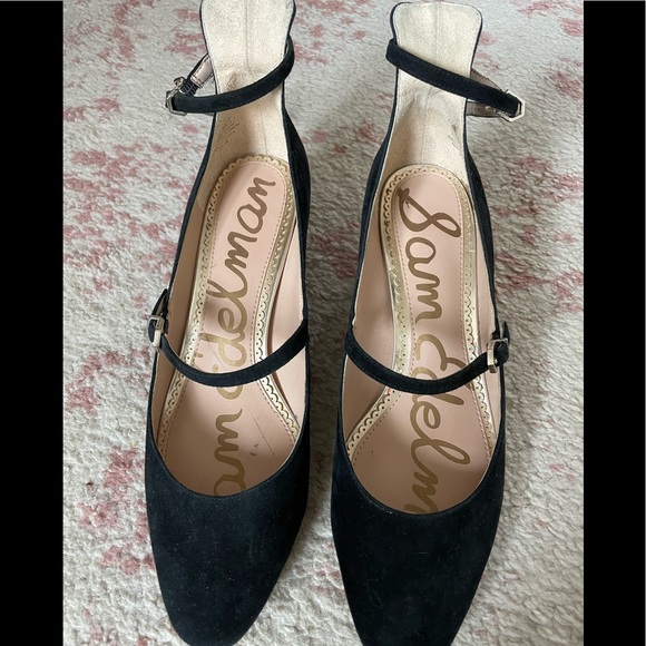 Sam Edelman Shoes - Sam Edelman black suede heels